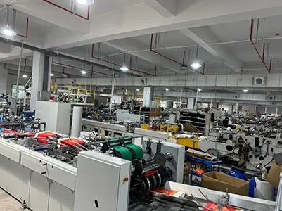 Finishing and packing area