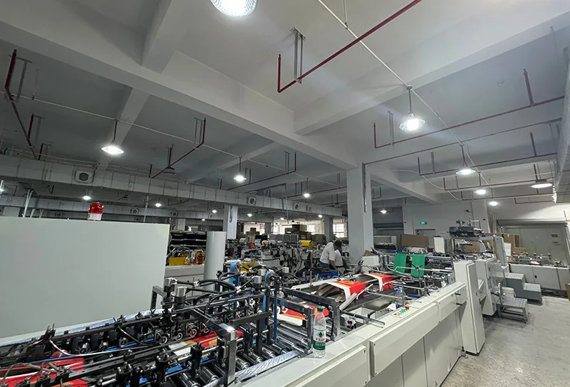 Paper bag production floor