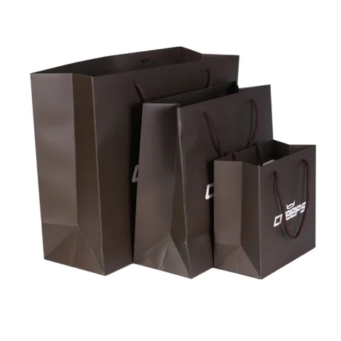 Custom Logo Kraft Retail Boutique Paper Bag