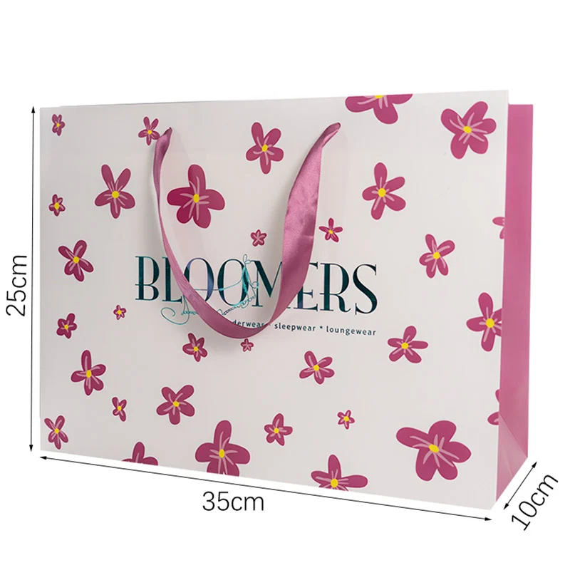 Heavy-Duty Apparel Paper Bag – 35×10×25 cm, 90 lb – view 7