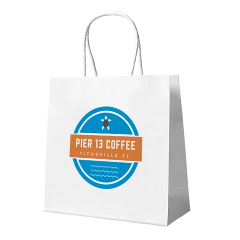 OEM Printed Kraft Fashion Shopping Bag