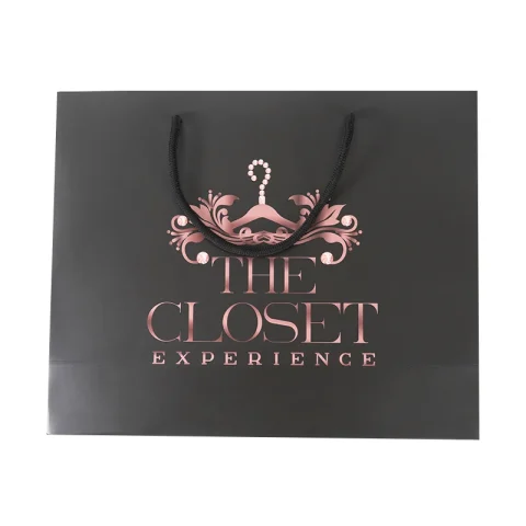 Recyclable Apparel Paper Bag with Handles – 35×10×25 cm, 55 lb