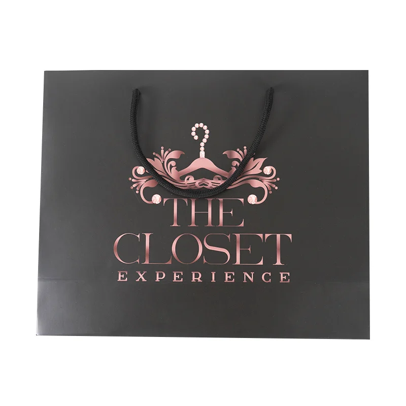 Recyclable Apparel Paper Bag with Handles – 35×10×25 cm, 55 lb