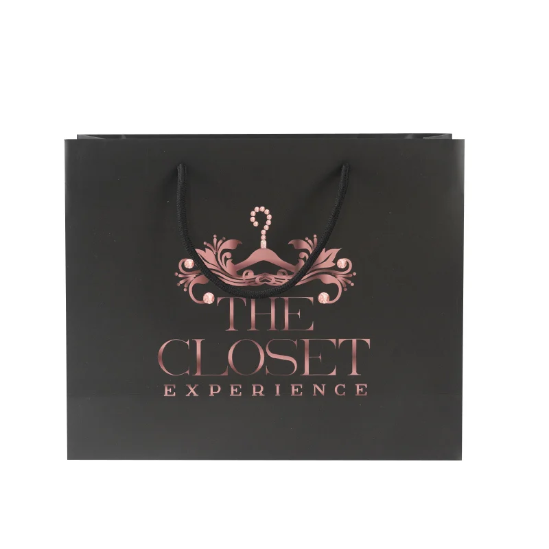 Recyclable Apparel Paper Bag with Handles – 35×10×25 cm, 55 lb – view 2