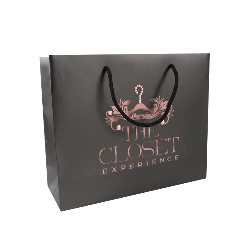 Recyclable Apparel Paper Bag with Handles – 35×10×25 cm, 55 lb – view 3