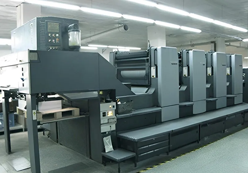 Six-colour offset printing press